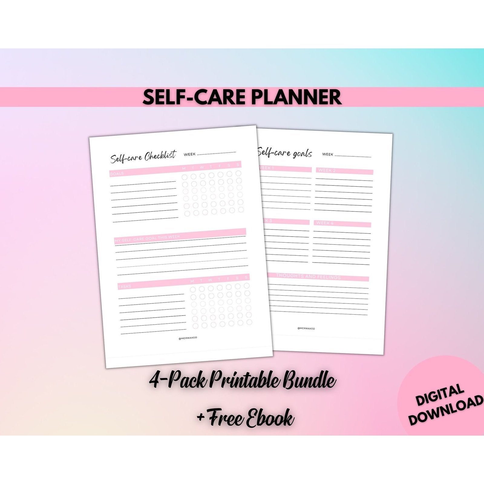 Self care planner - Mcrwaxco